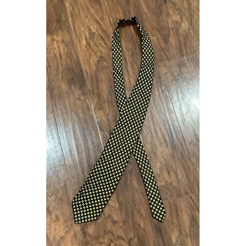 Vintage MICKY Milano 100% Silk 4" Tie Hand Made in Italy